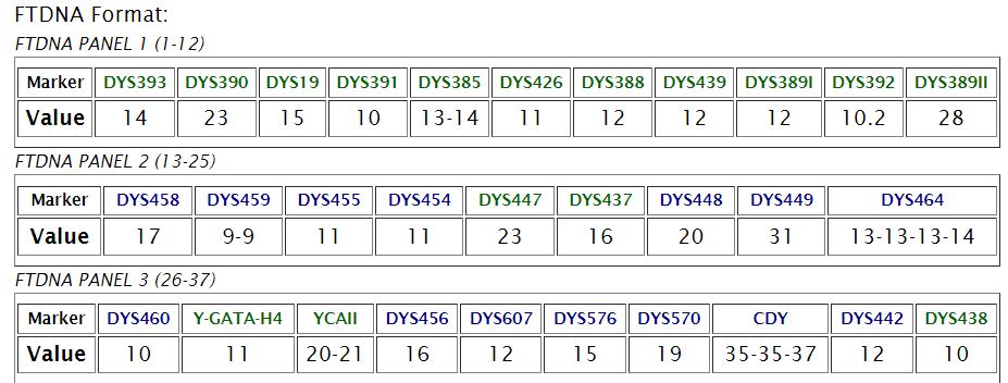 Y37 гаплотип Сидов